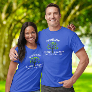 T-shirt Arbre de la Réunion de famille, nom de famille,