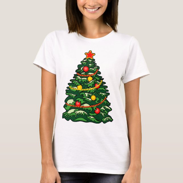 T-shirt Arbre de Noël (Devant)