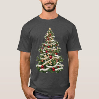 T-shirt Arbre de Noël3 rétro