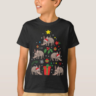 T-shirt Arbre de Noël Arbre de Noël de l'Aardvark Drôle ca