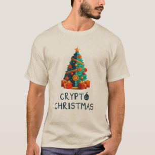 T-shirt Arbre de Noël Crypto - Bitcoin