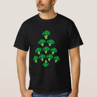 T-shirt Arbre de noël de Brocoli vegan