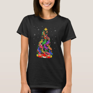 T-shirt Arbre de Noël Dragons hérissés Père Noël X Mas Lum