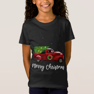 T-Shirt Arbre de Noël en Wagon vintage sur les vacances de