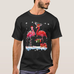 T-shirt Arbre de Noël Flamant rose Noël Noël Noël Noël Noë