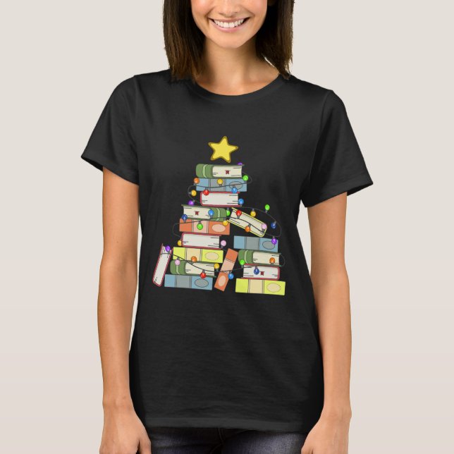 T-shirt Arbre de Noël Ier de la Bookie (Devant)