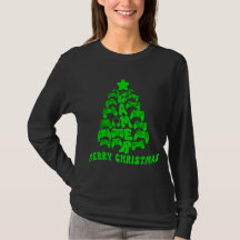 Arbre de Noël noir et vert avec contrôleurs