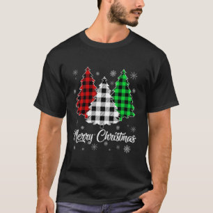 T-shirt Arbre de Noël Père Noël Buffalo Planté Imprimer Jo