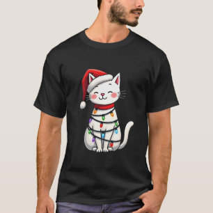 T-shirt Arbre de Noël pour chat Noël (5)