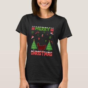 T-shirt Arbre de Noël Ragdoll à plaid rouge de Buffalo Our