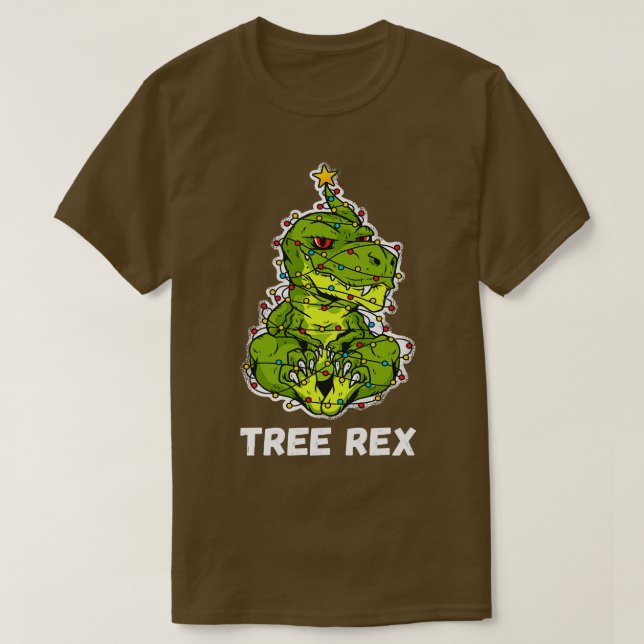 T-shirt Arbre de Noël Rex (Design devant)