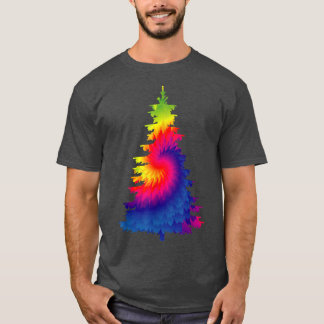 T-shirt Arbre de Noël Tie Dye