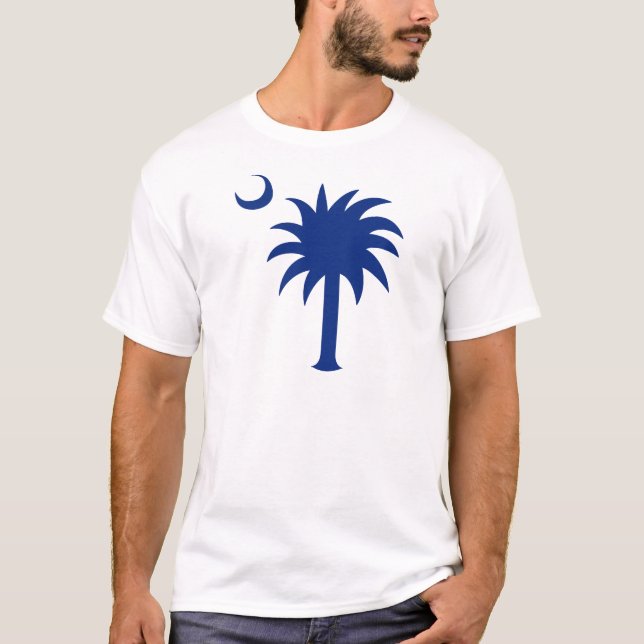 T-shirt Arbre de Palmetto de la Caroline du Sud (Devant)