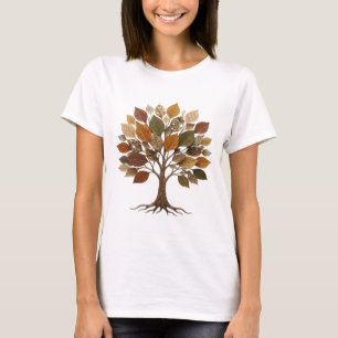 T-shirt Arbre de vie argenté Cool Art à Porter