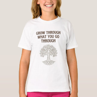 T-shirt Arbre de Vie de la Résilience pour Grandir