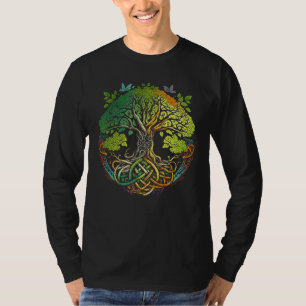 T-shirt Arbre de vie en entrelacs celtique ou chêne en ent
