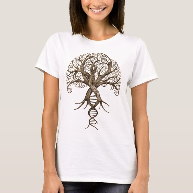 T-shirt Arbre de vie - Evolution (Devant)