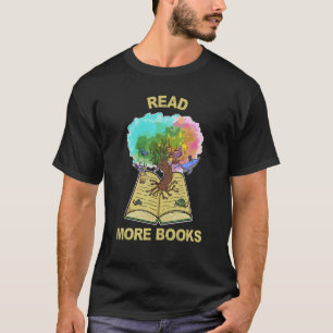 T-shirt Arbre De Vie Lire Plus Livres Livres Lookaholic Lo
