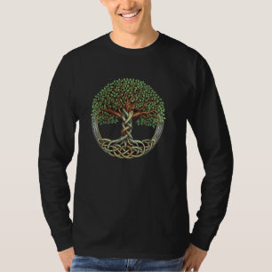 T-shirt Arbre de Vie Odin Northman Valhalla Mythologie Nor