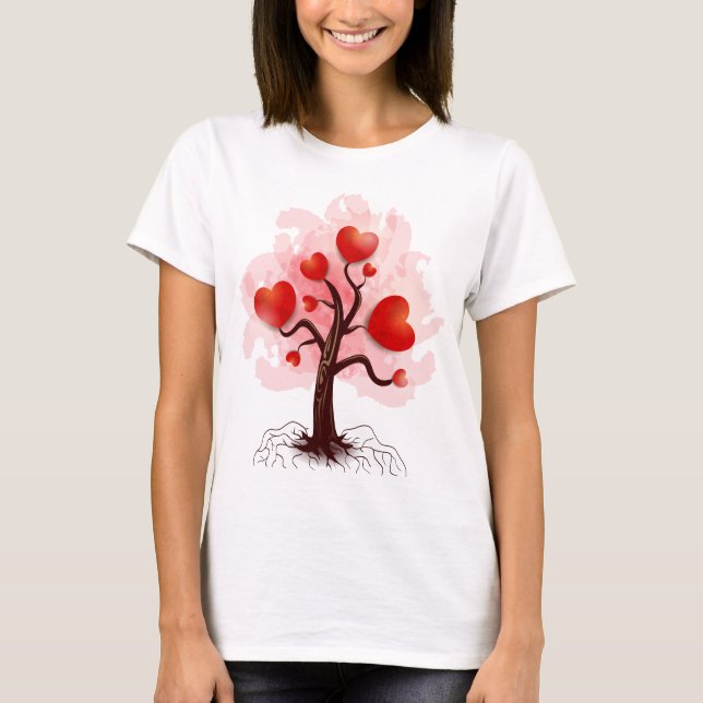 T-shirt Arbre des coeurs (Devant)