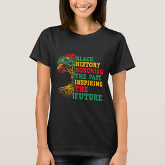 T-shirt Arbre d'histoire noire honorant le passé inspirant