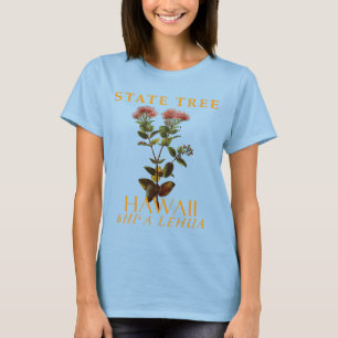 T-shirt Arbre endémique du Territoire d'Hawaii Lehua tree