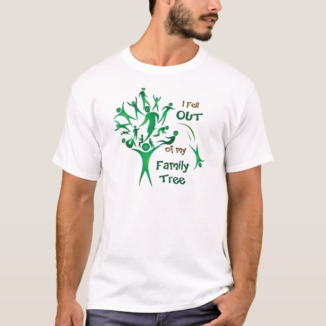 T-shirt Arbre familial amusant (Devant)