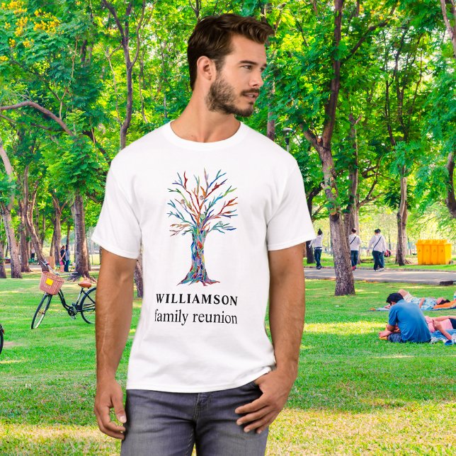 T-shirt Arbre familial Réunion familiale personnalisée (Créateur téléchargé)