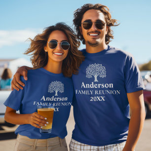 T-shirt Arbre famille Nom personnalisé et année Réunion fa