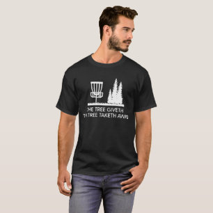 T-shirt Arbre Giveth le cadeau parti de golf de disque de