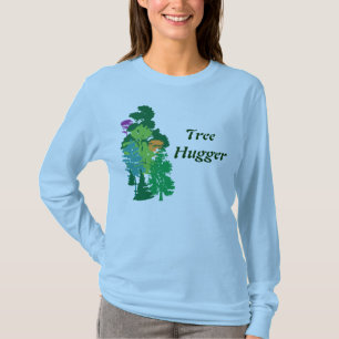 T-shirt Arbre Hugger Custom Green Dire Art