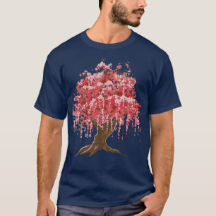 T-shirt Arbre japonais en fleur de cerisier Sakura Nature 