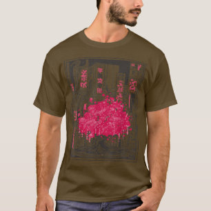 T-shirt Arbre japonais en fleurs de cerisier Ville Sakura 