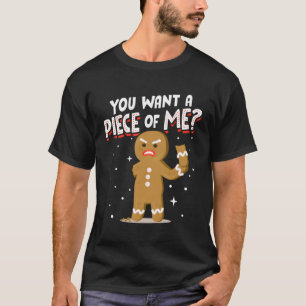 T-shirt Arbre Lumières Décorations Gingerbread laide