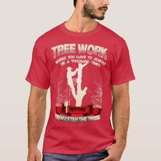T-shirt Arbre Mens Climber Arboriste Chemise Cadeau