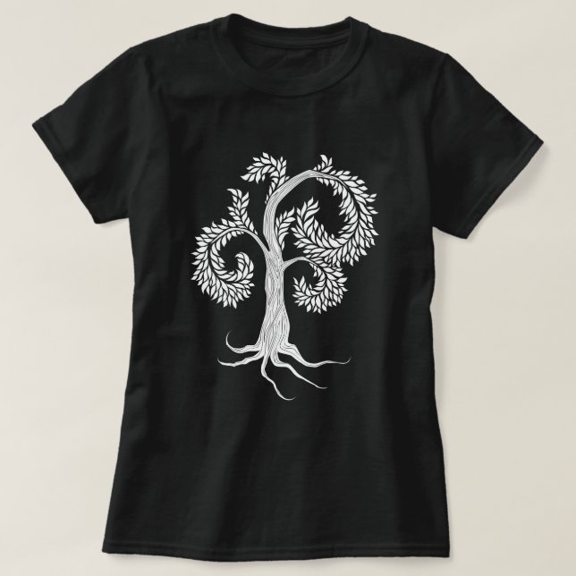 T-shirt arbre par abbaye adopy (Design devant)
