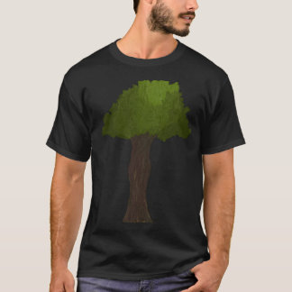 T-shirt Arbre peint détaillé