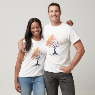 T-shirt Arbre romantique doux – Nature murmurante 