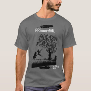 T-shirt Arbre Silencieux Ombre Noire Graphique Artistique