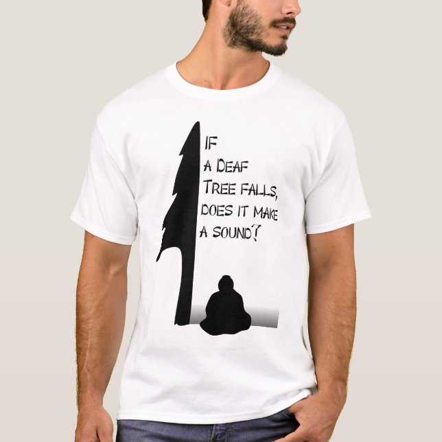 T-shirt arbre sourd (Devant)