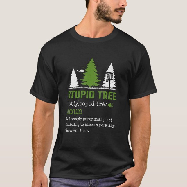T-shirt arbre stupide (Devant)
