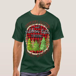 T-shirt Arbre Tops Gécoute Et Les Enfants N'Écoutent Rien
