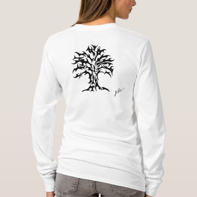 T-shirt Arbre tribal (Dos)