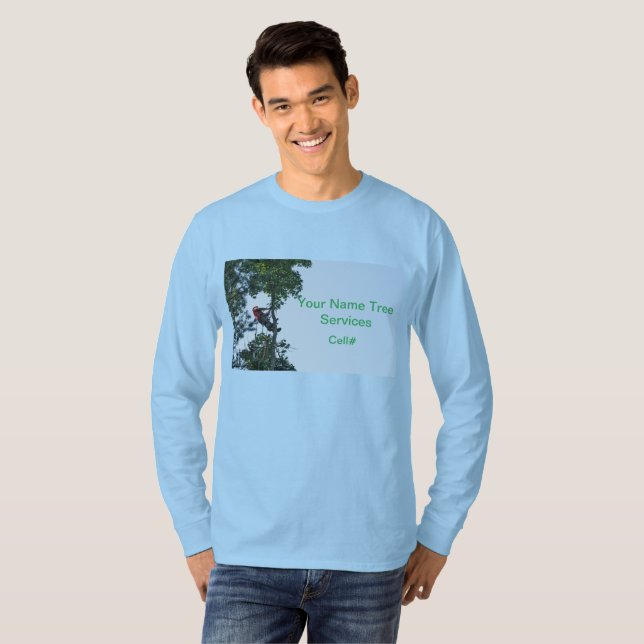 T-shirt Arbre Trimming Publicité (Devant entier)