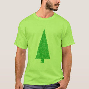 T-shirt Arbre vert. Noël, sapin, arbre à feuillage