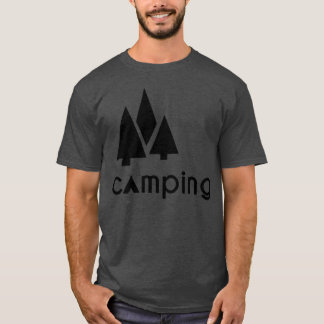 T-shirt arbres de camping famille
