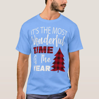 T-shirt Arbres De Noël C'Est Le Moment Le Plus Merveilleux