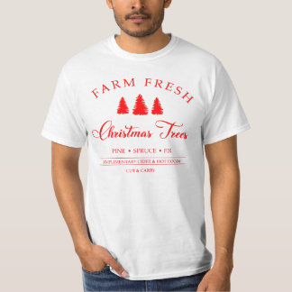 T-shirt Arbres de Noël frais, Noël rétro, Chris