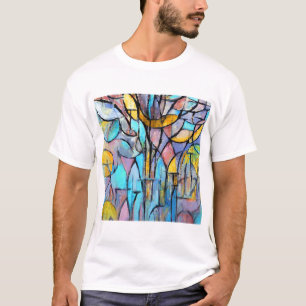 T-shirt Arbres de Piet Mondrian