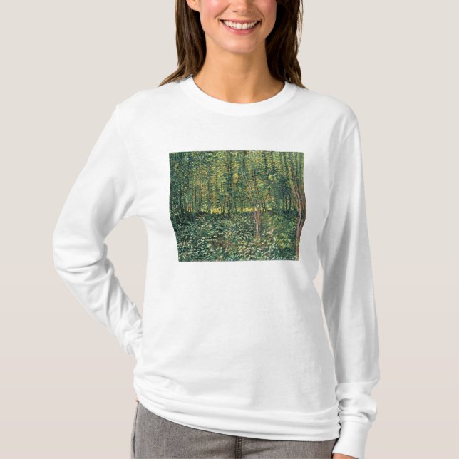 T-shirt Arbres de Vincent van Gogh | et broussaille, 1887 (Devant)